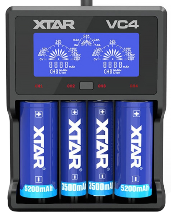 Xtar VC4 Charger Vape Pods Frumist