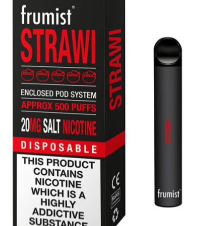 Frumist Disposable Vape Pod E-Cigarette Strawberry 20 mg