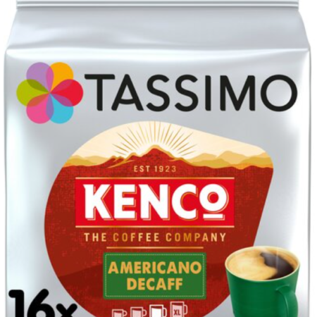 Tassimo Kenco Americano Decaf Pods X16 104G