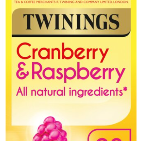 Twinings Cranberry And Raspberry 20S 40G