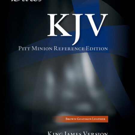 KJV Pitt Minion Reference Bible, Brown Goatskin Leather