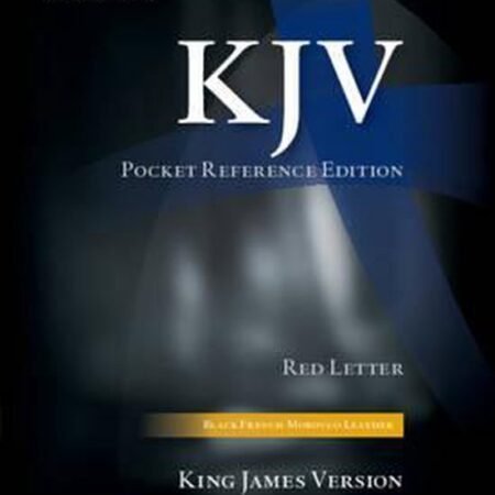 KJV Pocket Reference Edition King James Version, Black French Morocco Leather with Zip Fastener