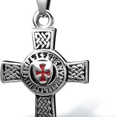 Templar Cross Pendant Necklace