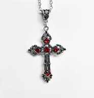 Vintage Baroque Christian Cross For Men Or Women